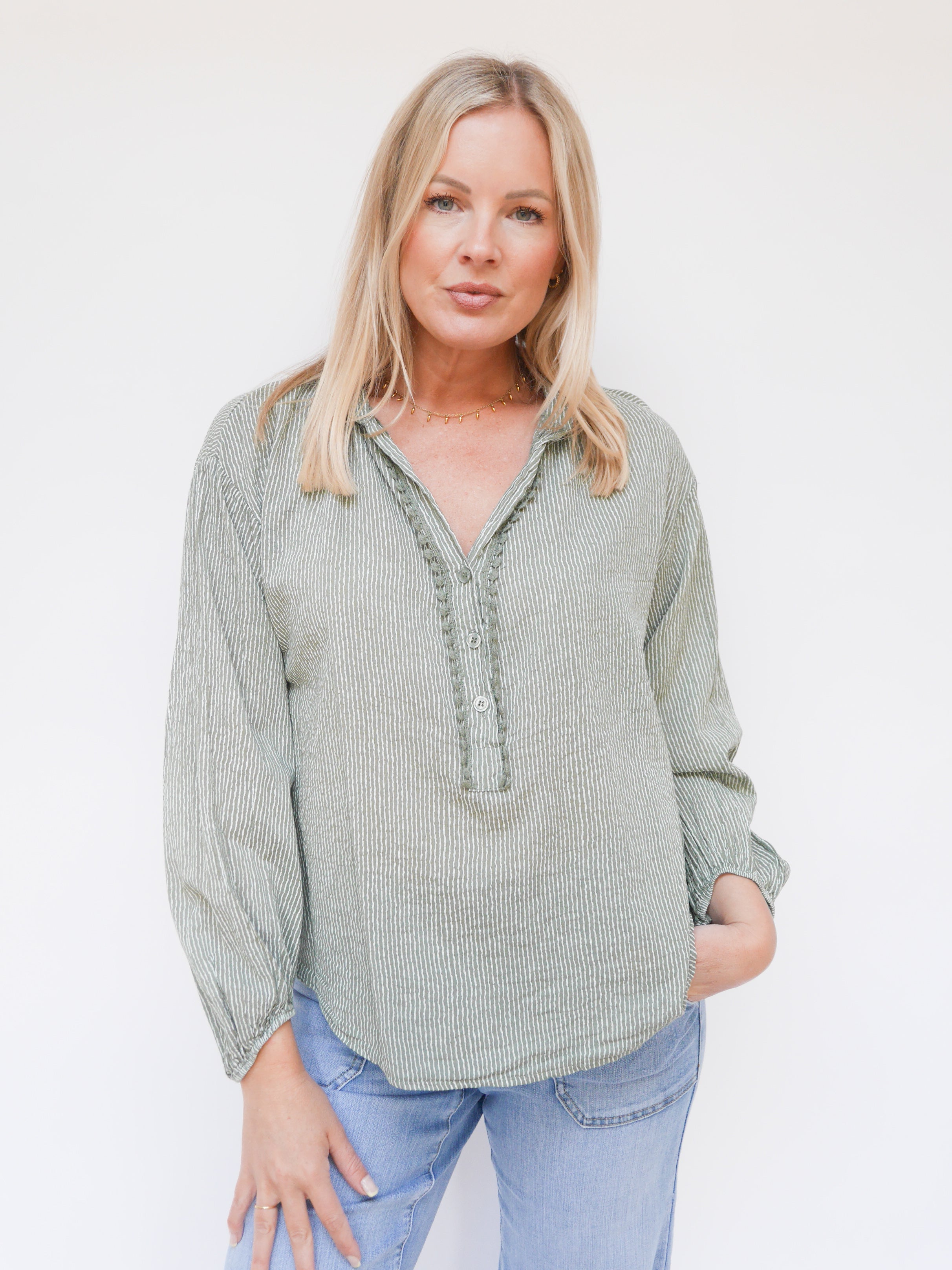 Katie Blouse Khaki