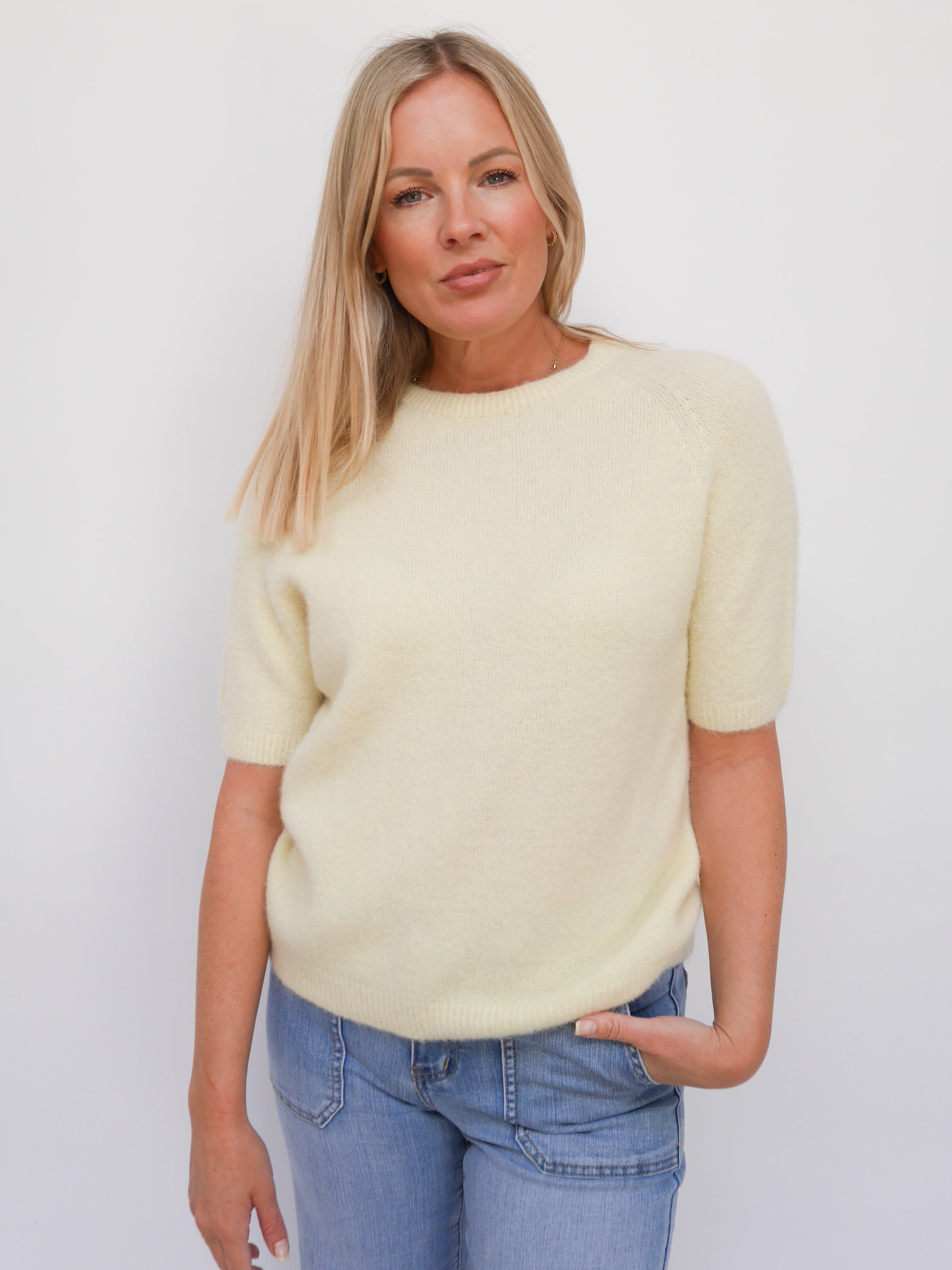 Nina Alpaca Knit Lemon