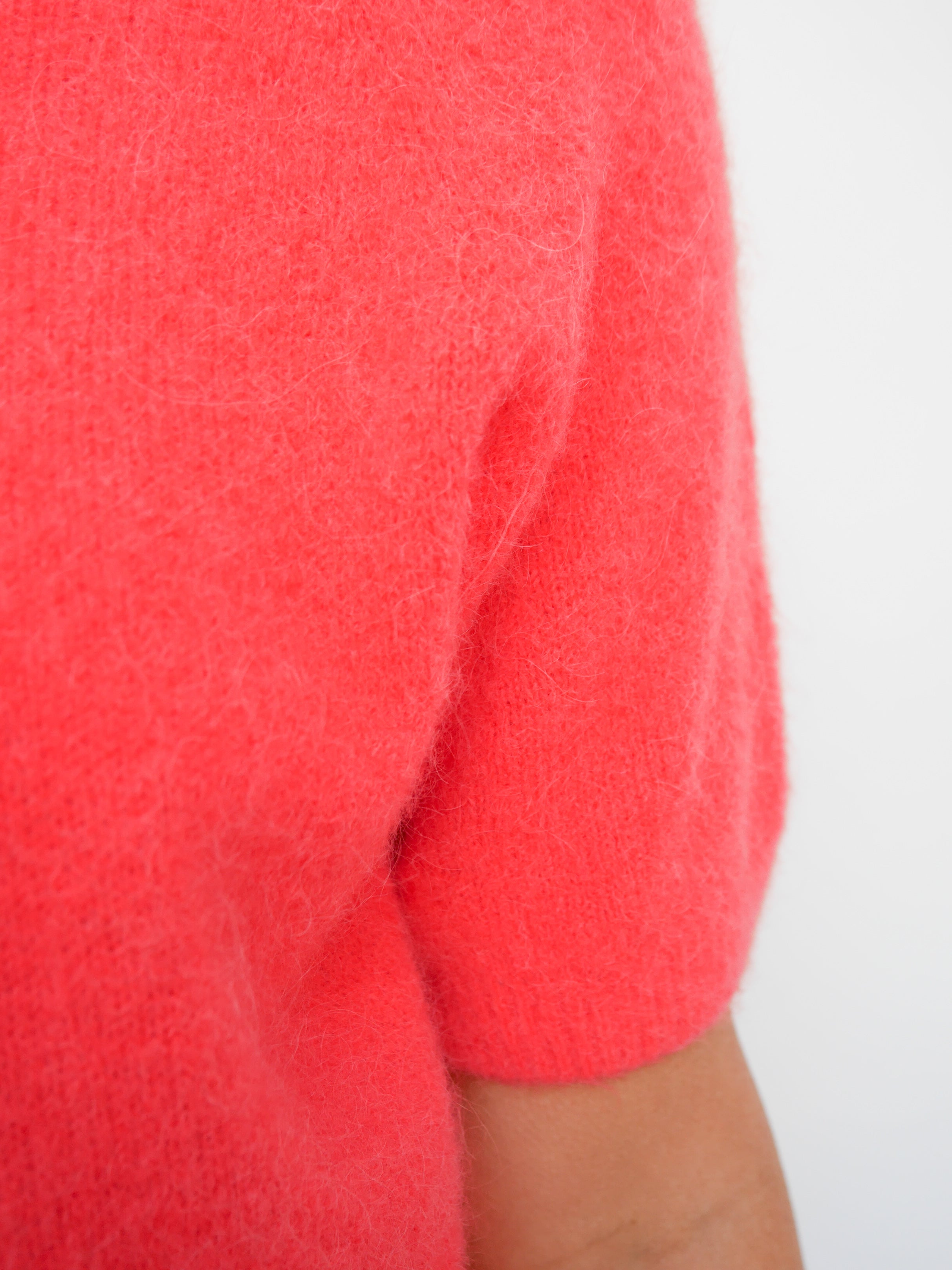 Nina Alpaca Knit Coral
