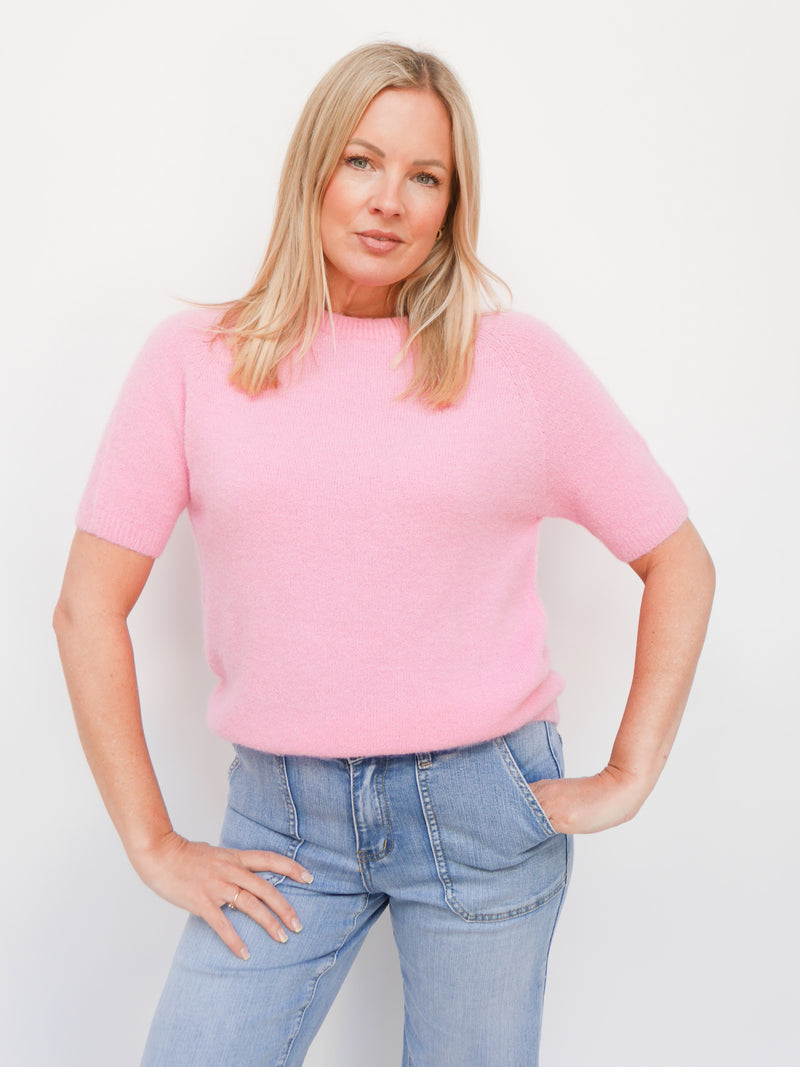 Nina Alpaca Knit Pink