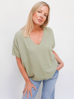 Faye Top Khaki