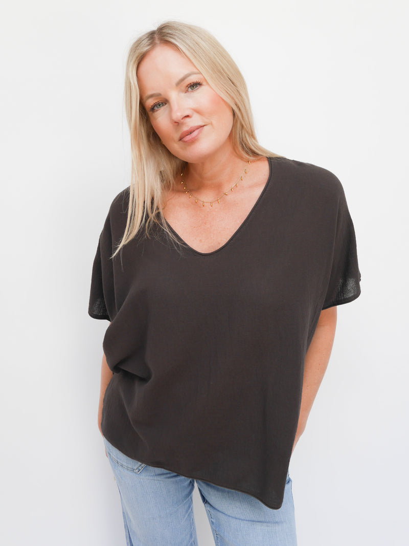Faye Top Chocolate