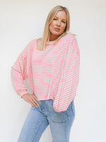 Carla Long Sleeve Tee Pink