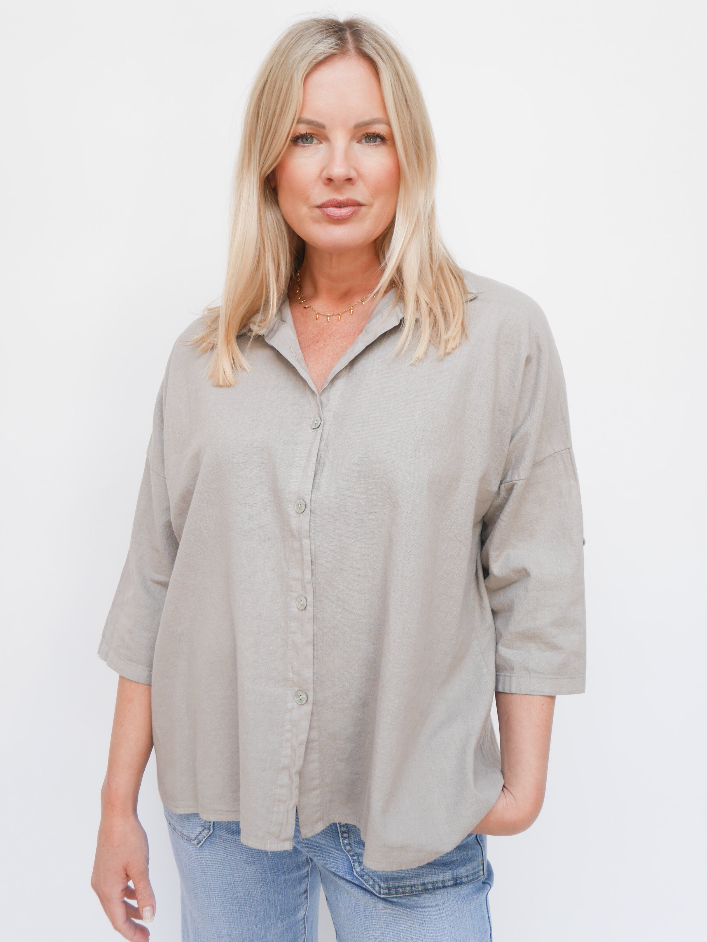 Nadia Blouse Mocha
