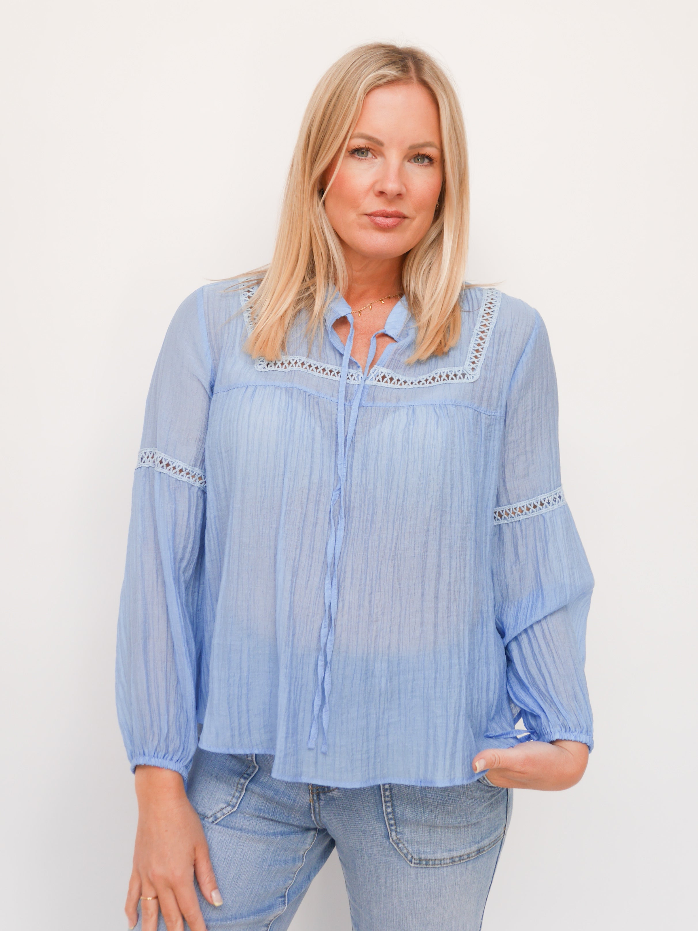Abigail Blouse French Blue
