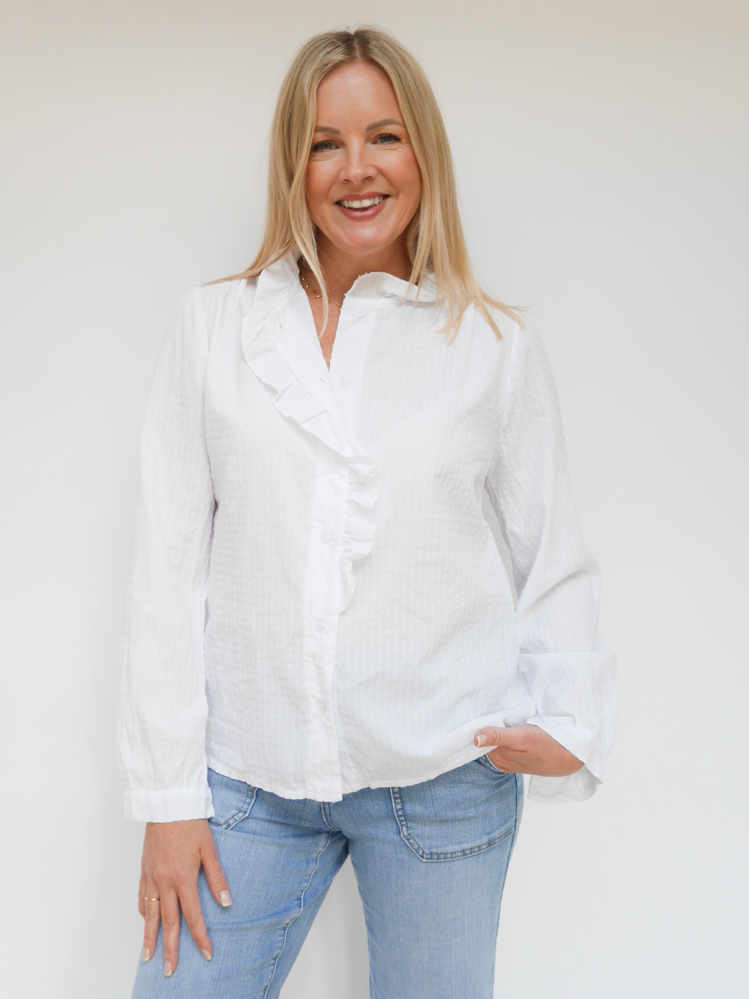 Aria Blouse White