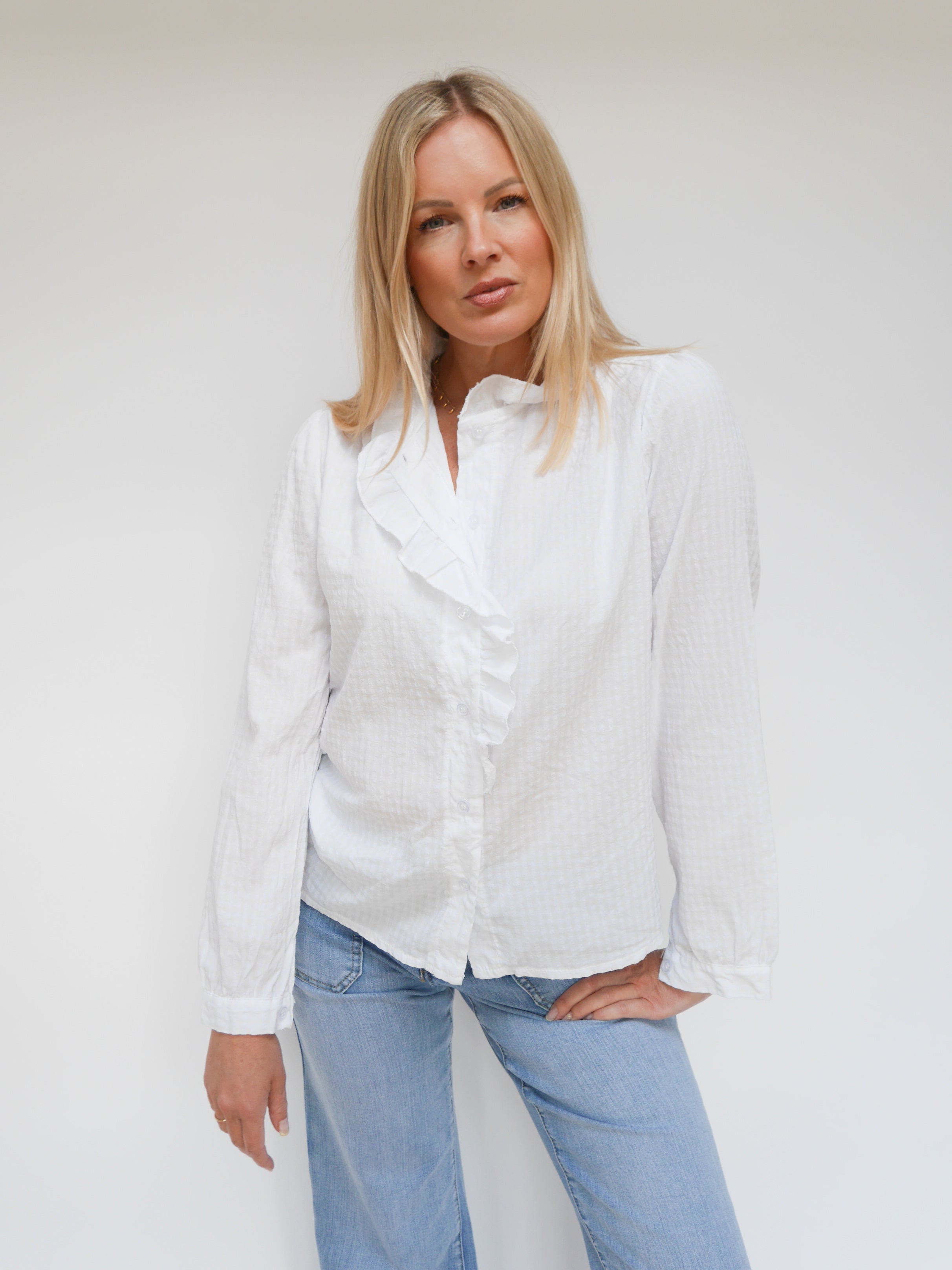Aria Blouse White