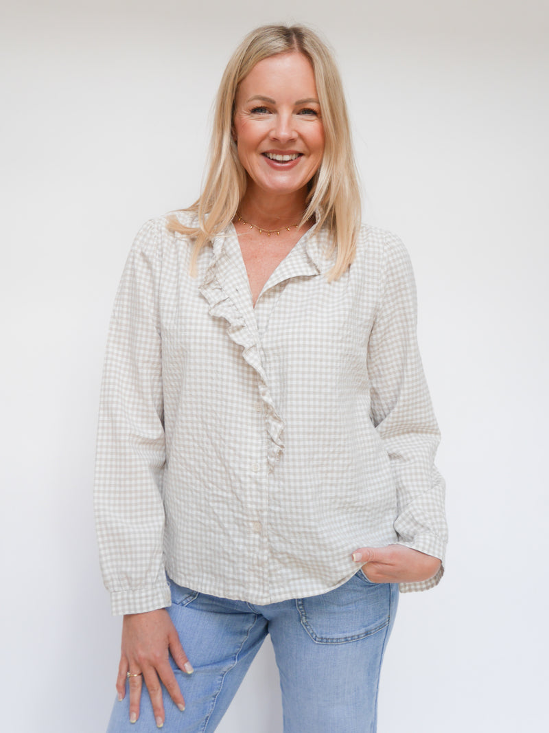 Aria Blouse Stone