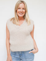 Alba Mohair Tank Stone