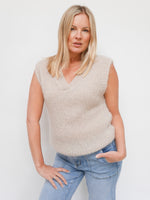 Alba Mohair Tank Stone