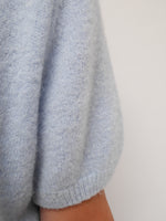 Jemma Alpaca Cardigan Baby Blue