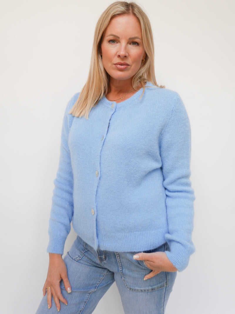 Claudia Cardigan Baby Blue