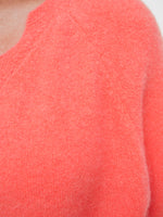 Angela Scallop Neck Knit Coral