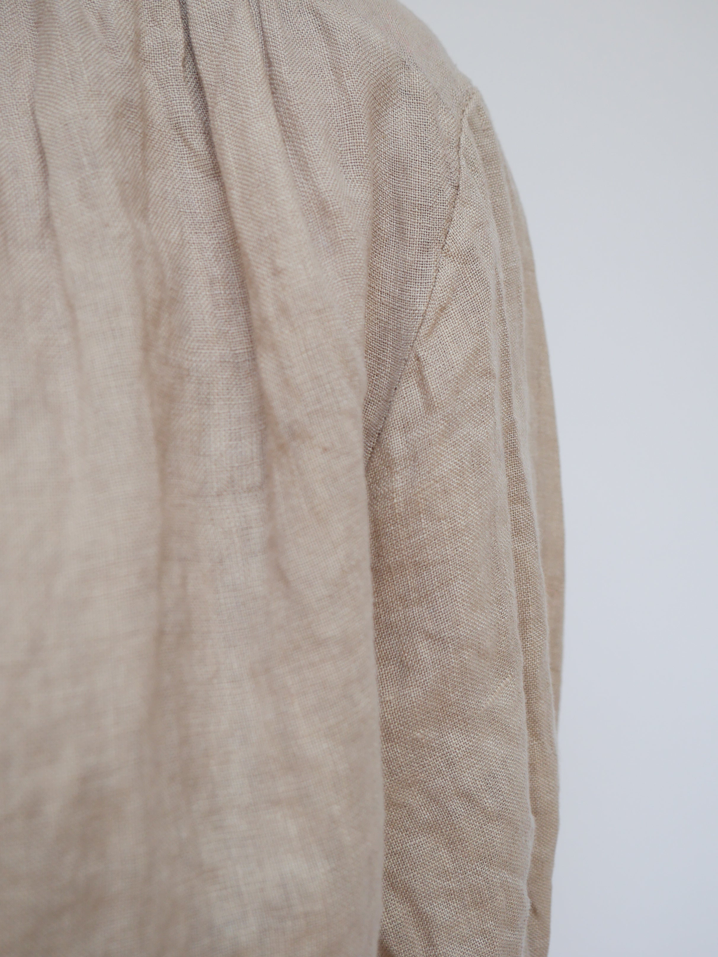 Amanda Linen Blouse Camel
