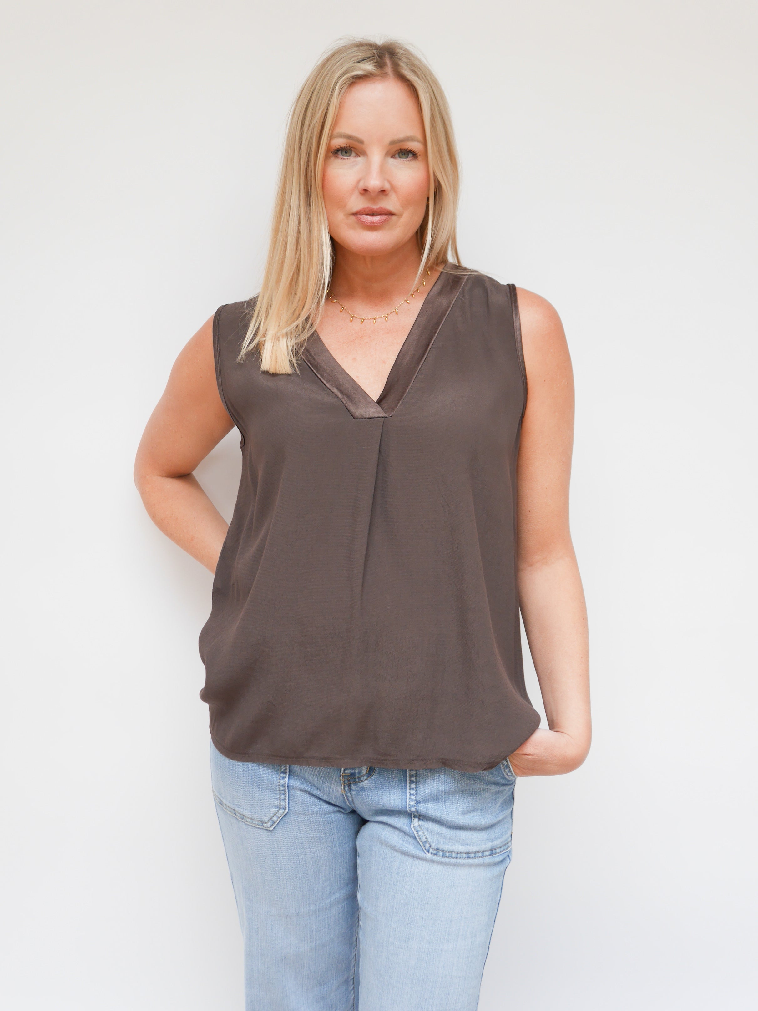 Keira Blouse Chocolate