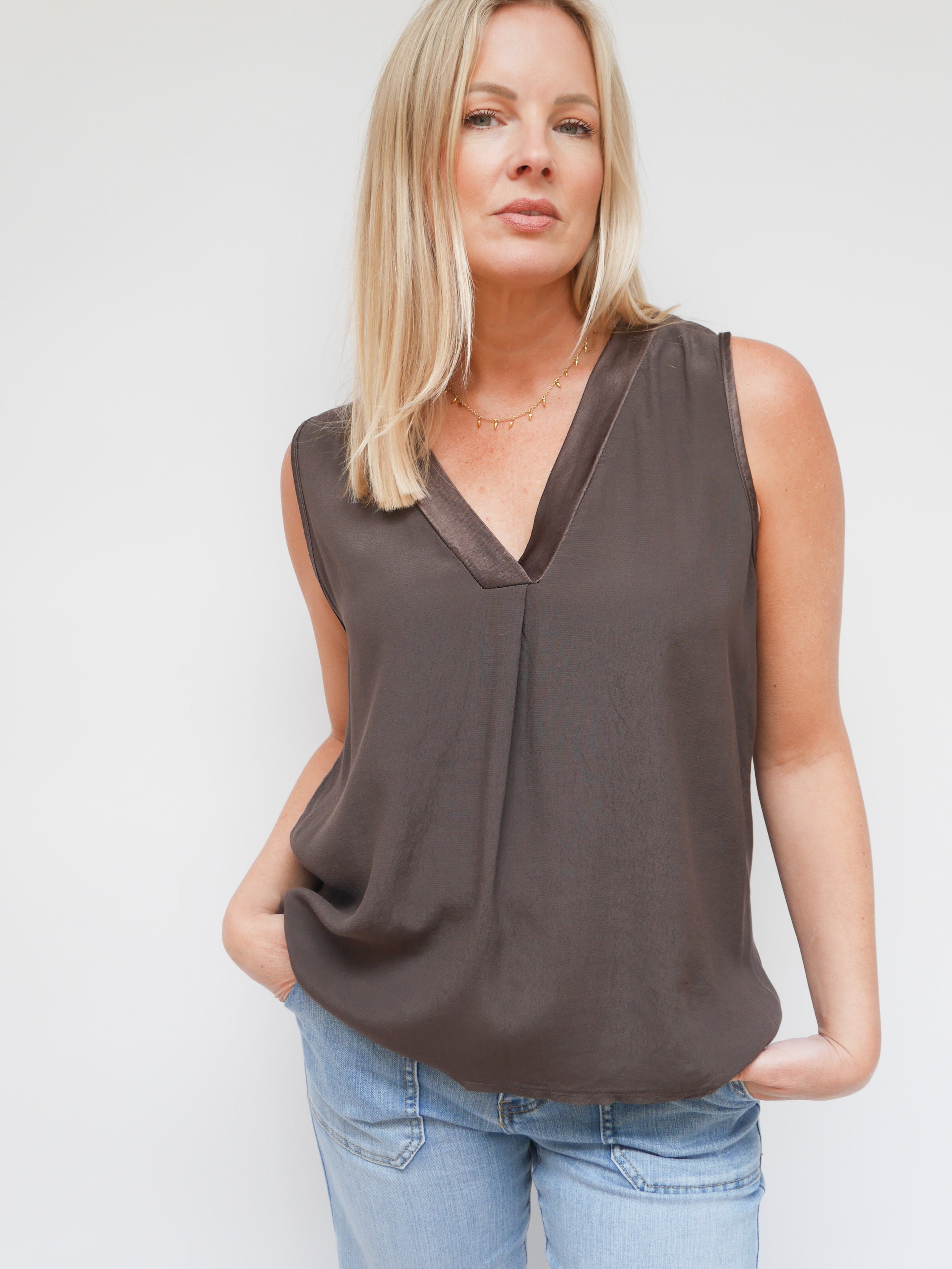 Keira Blouse Chocolate