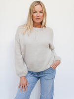 Jamie Alpaca Knit Stone