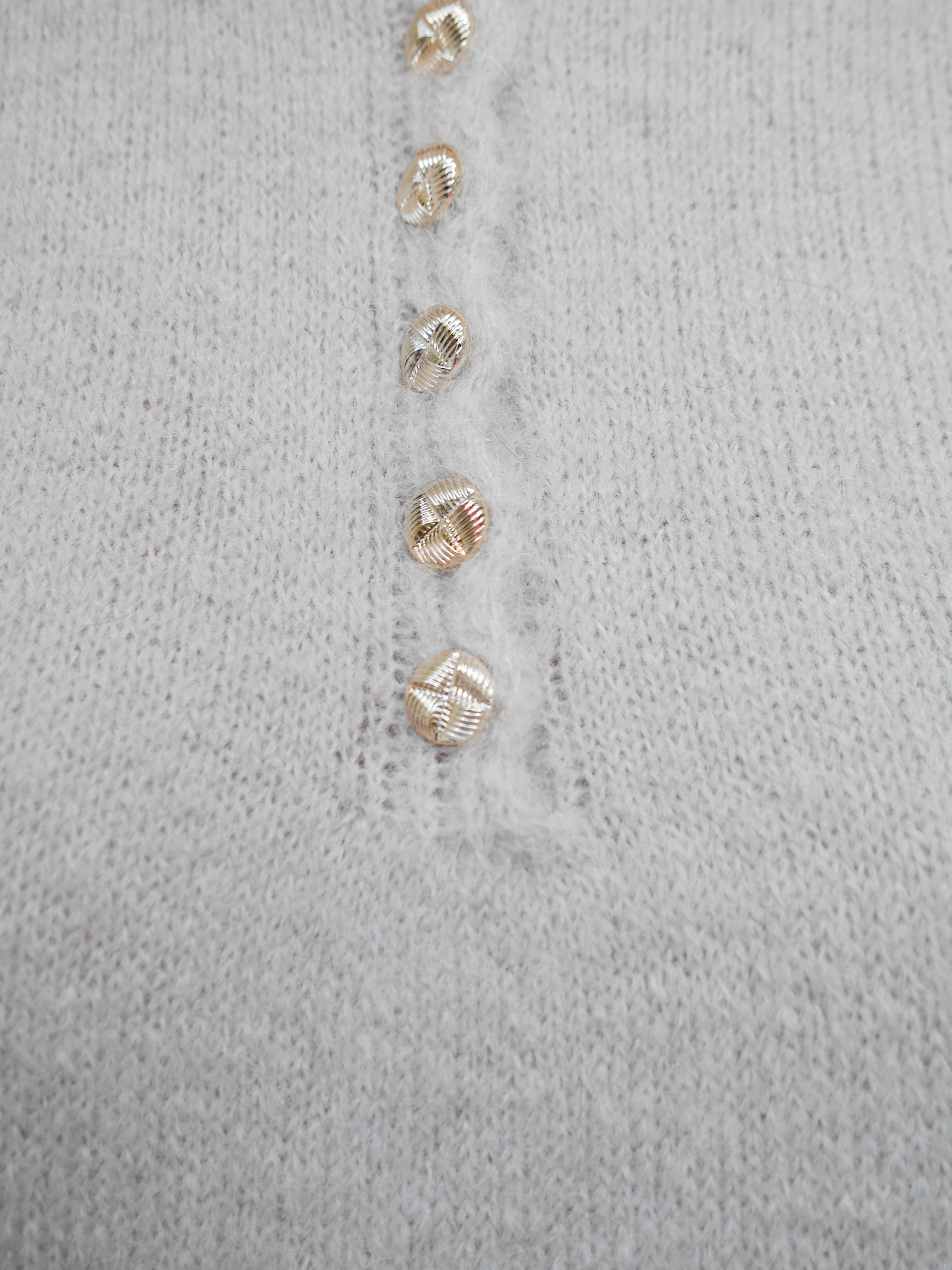 Jamie Alpaca Knit Stone