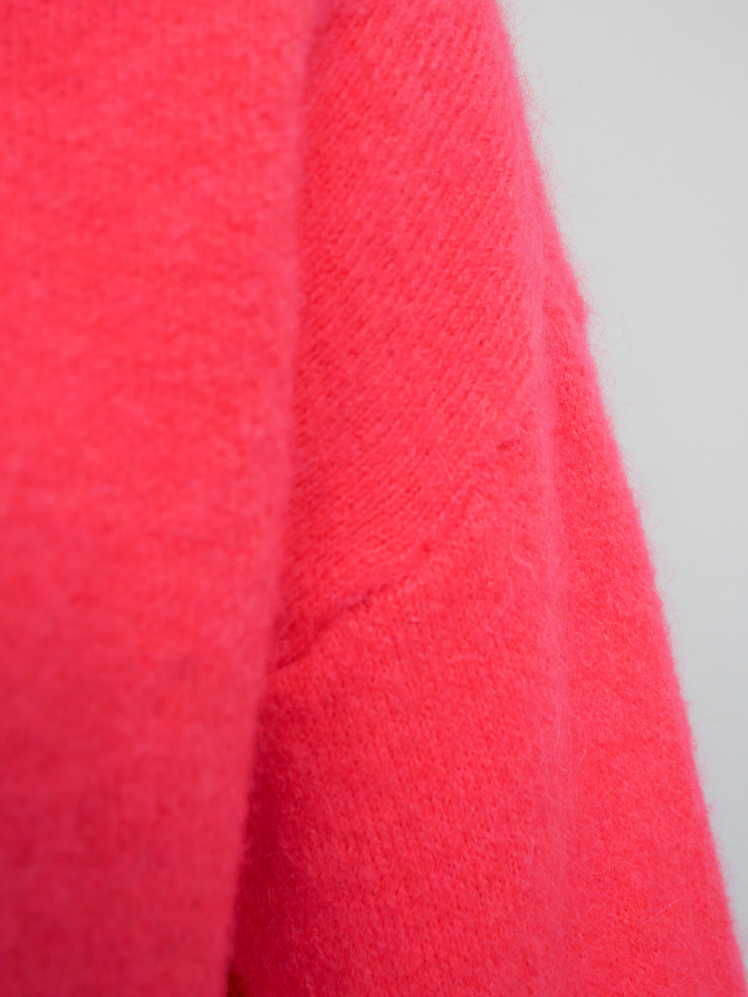 Jamie Alpaca Knit Neon Coral