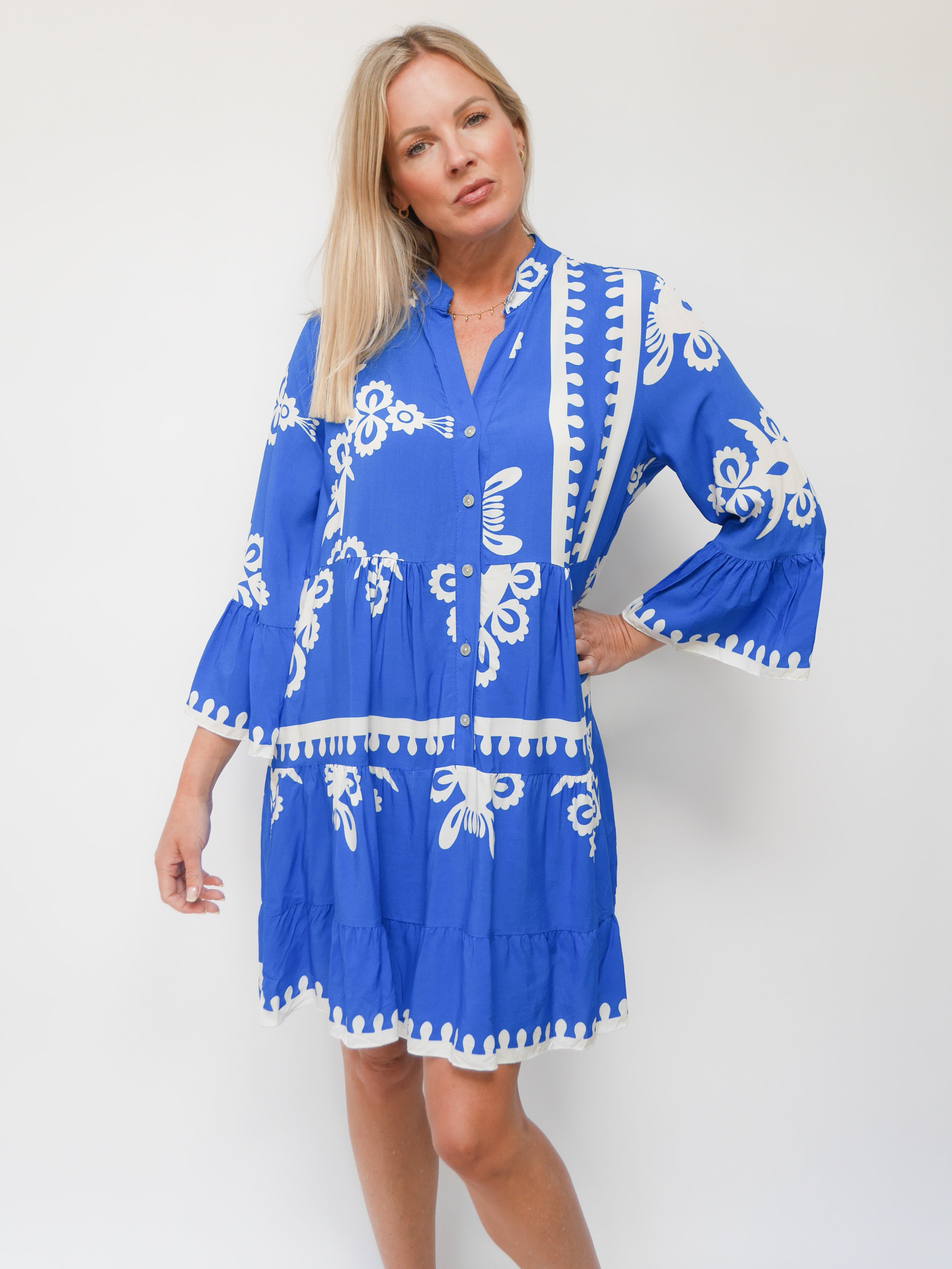 Victoria Dress Royal Blue