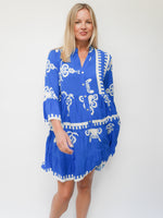 Victoria Dress Royal Blue
