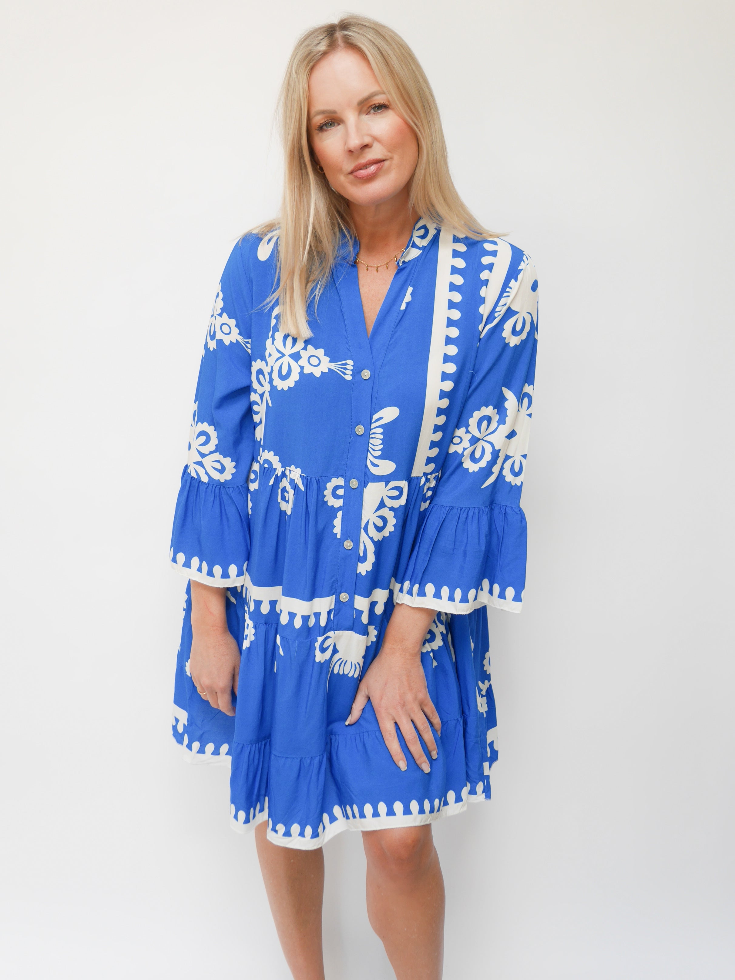 Victoria Dress Royal Blue