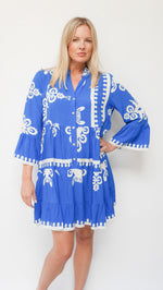 Victoria Dress Royal Blue