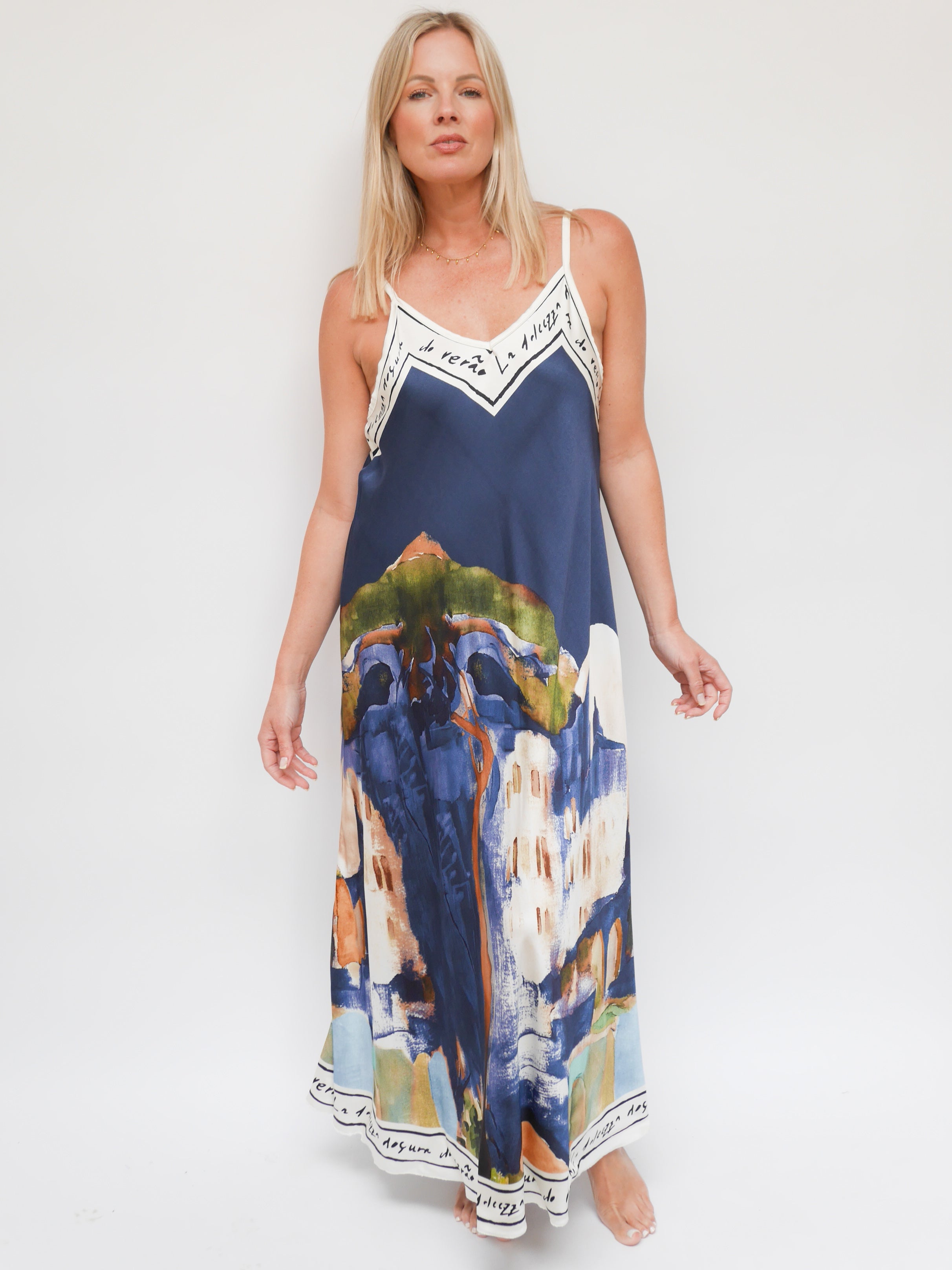 Monique Dress Navy