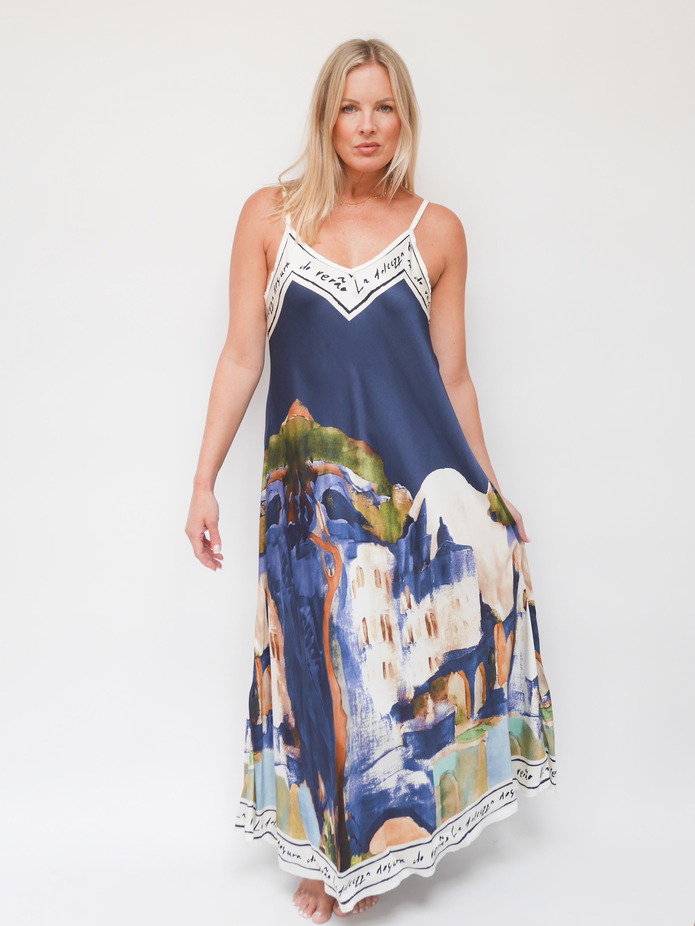 Monique Dress Navy