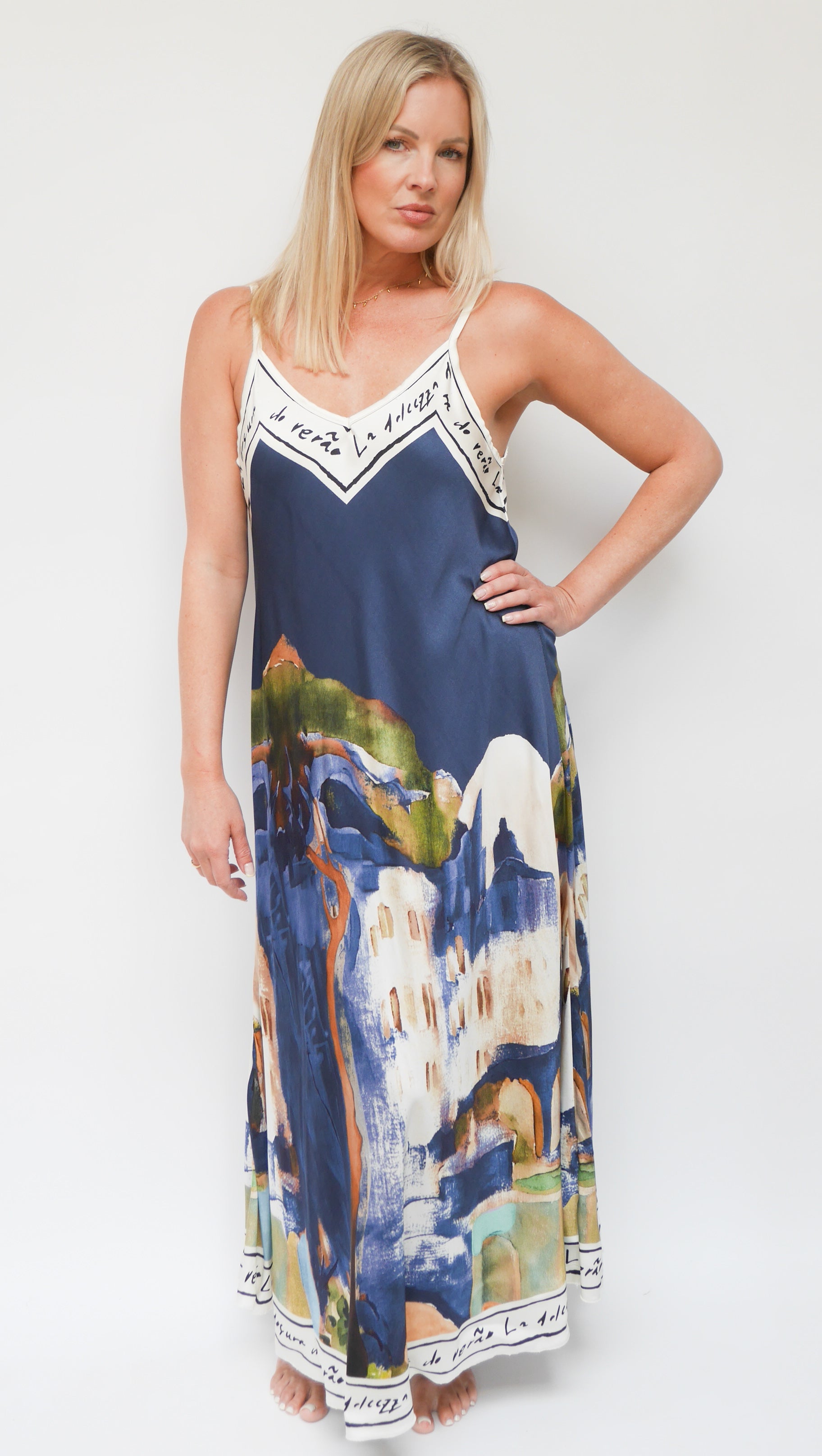 Monique Dress Navy
