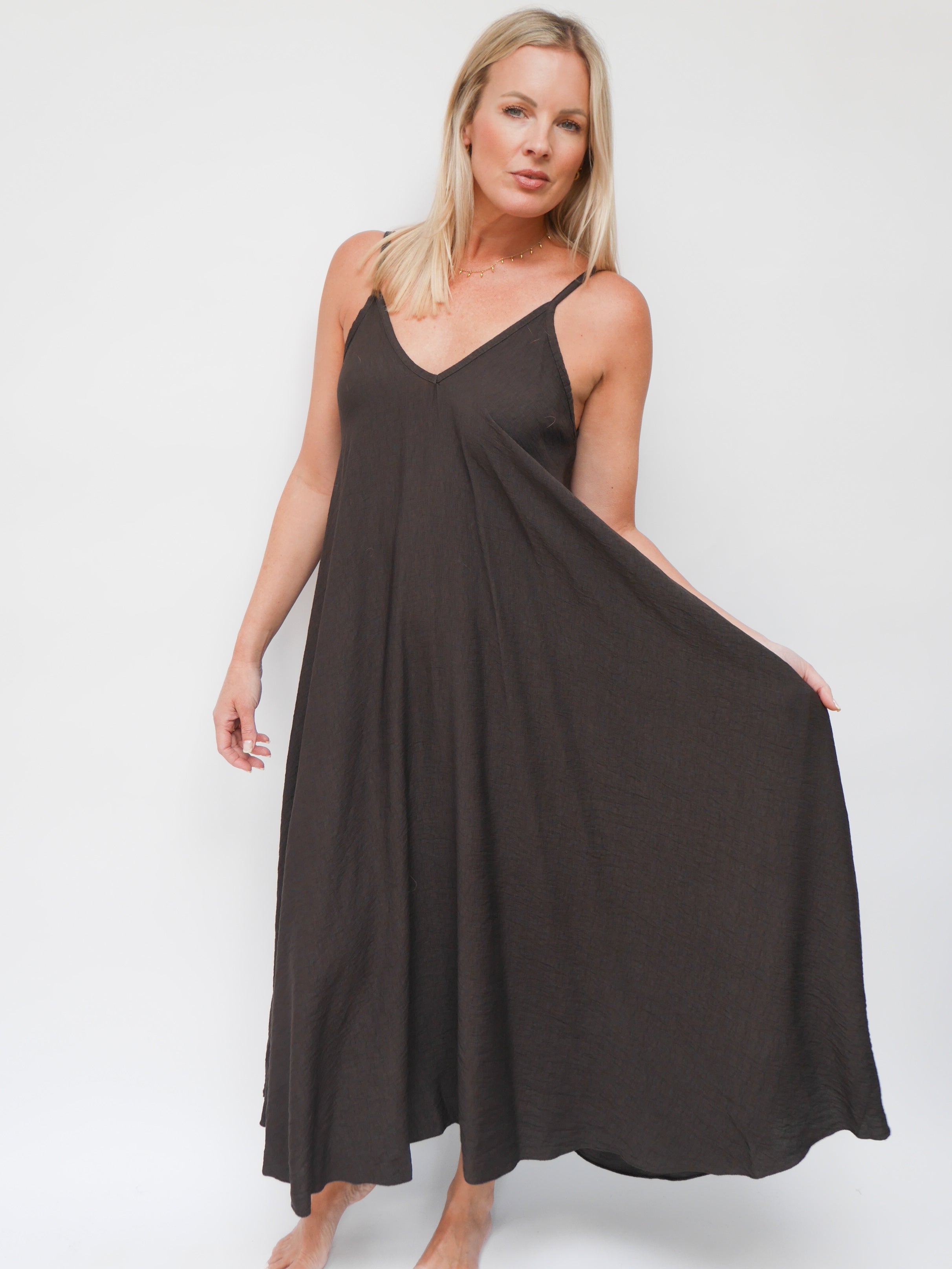 Kira Dress Chocolate