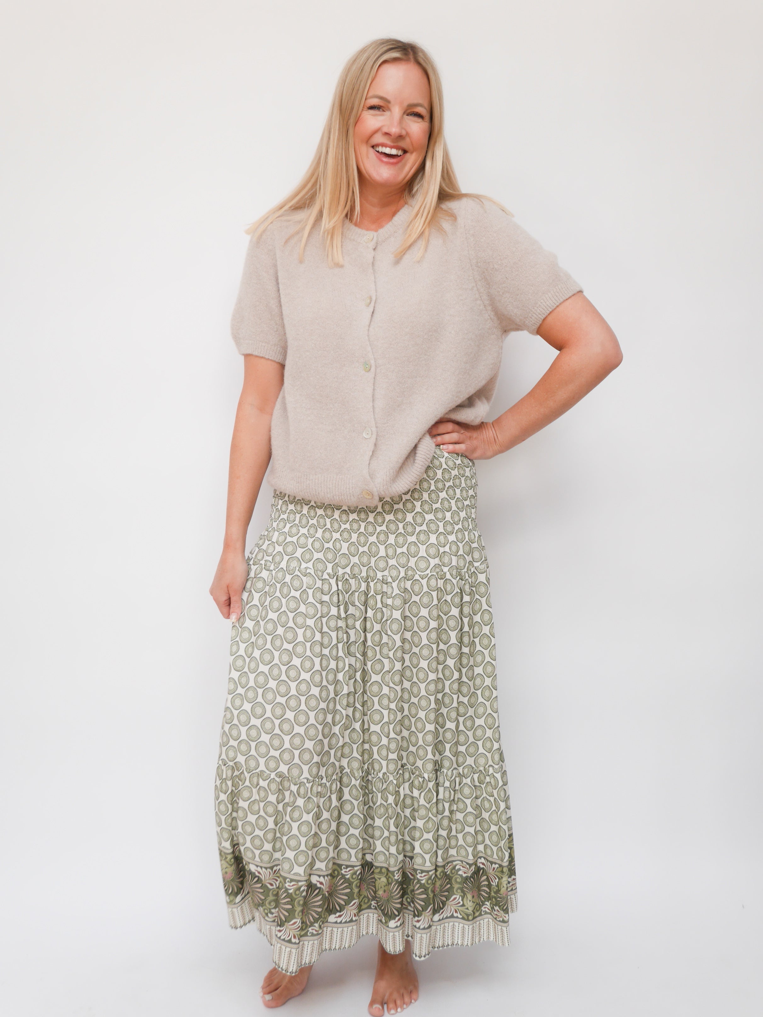 Renee Skirt Dress Khaki