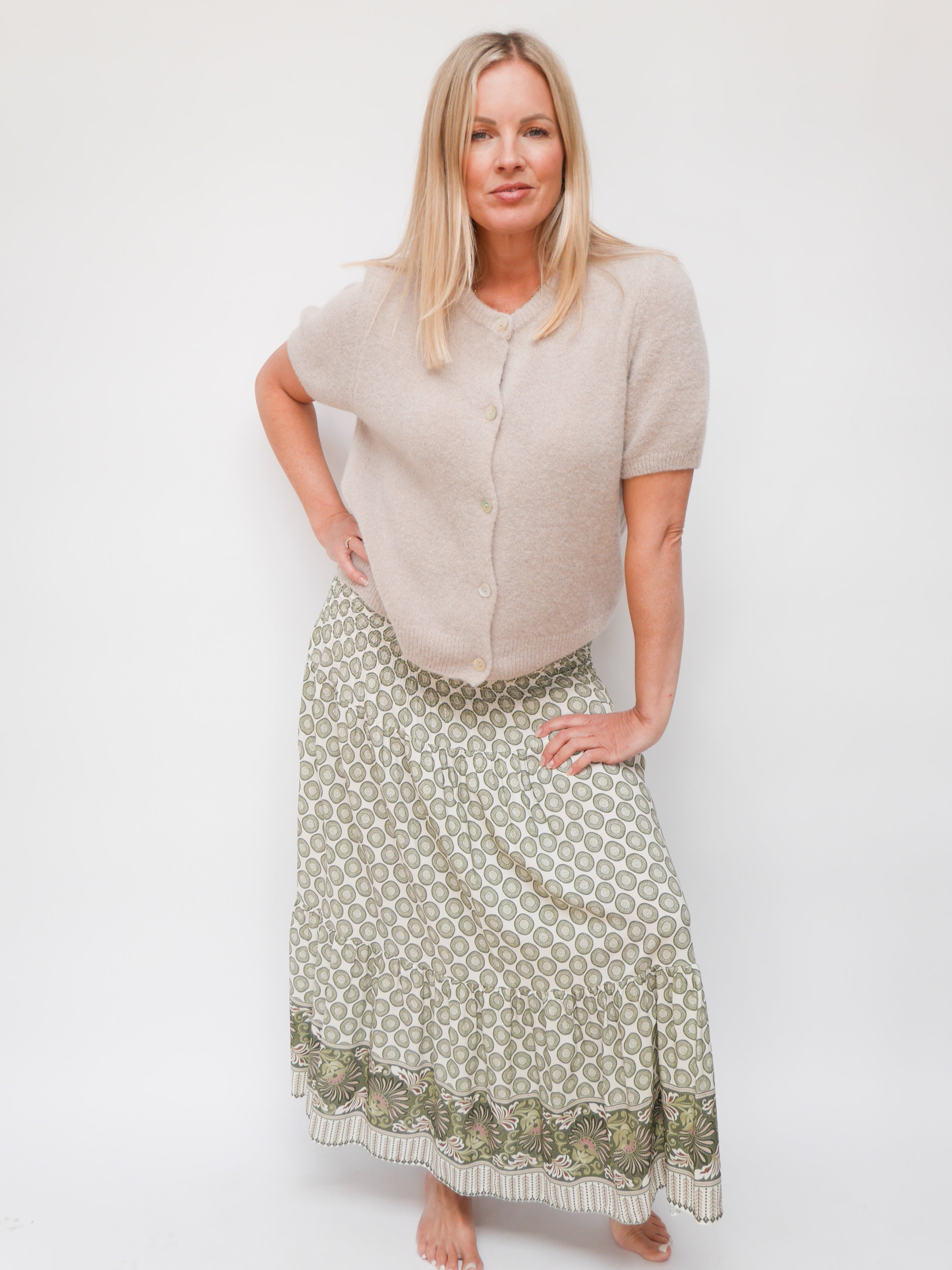 Renee Skirt Dress Khaki