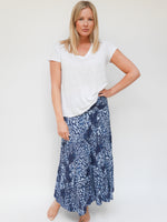 Layla Skirt Dress Navy & Light Blue
