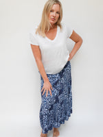 Layla Skirt Dress Navy & Light Blue