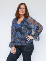 Anais Blouse Blue