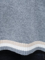 Cashmere Argyle Tank Grey