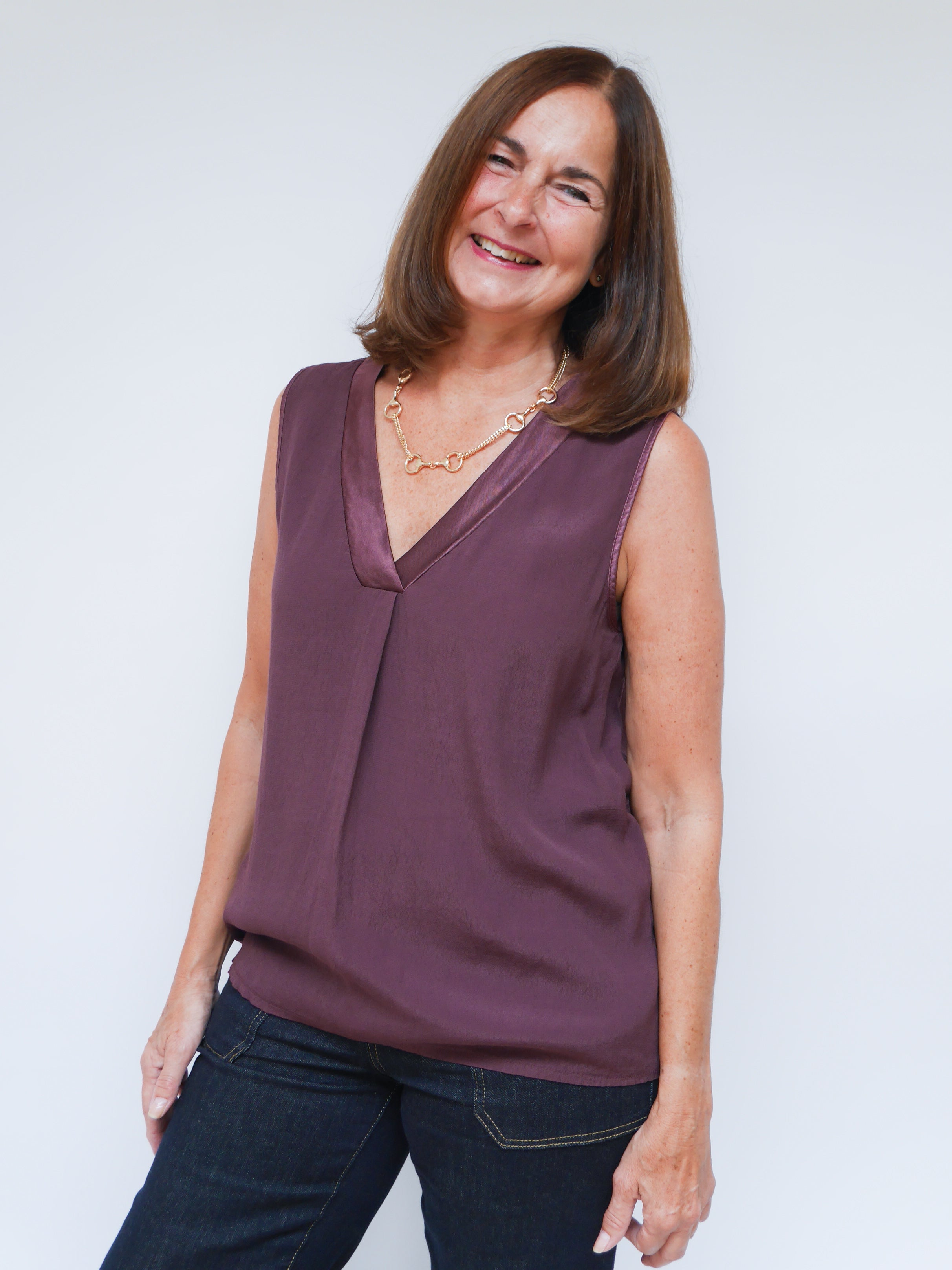 Keira Blouse Plum