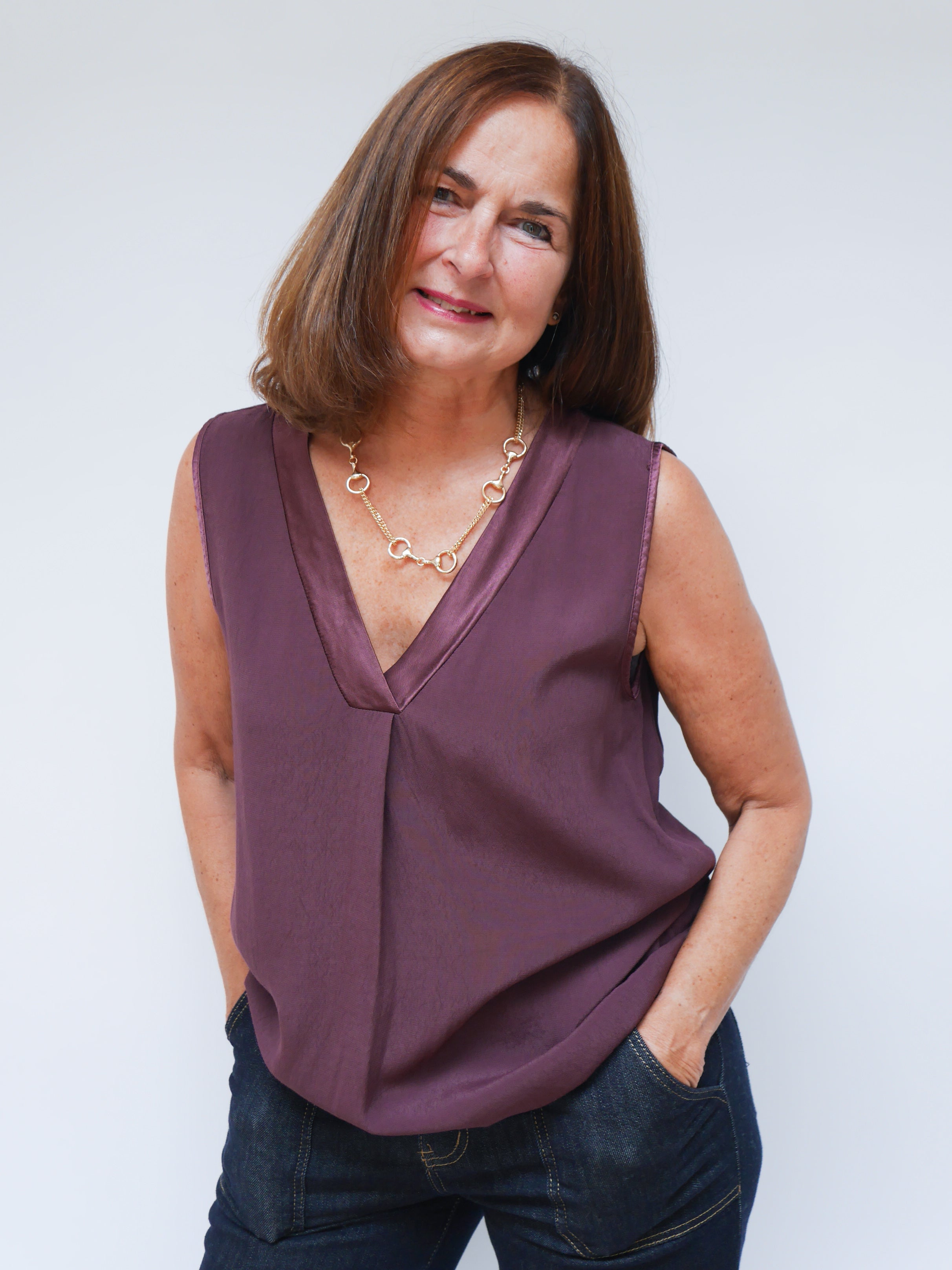Keira Blouse Plum