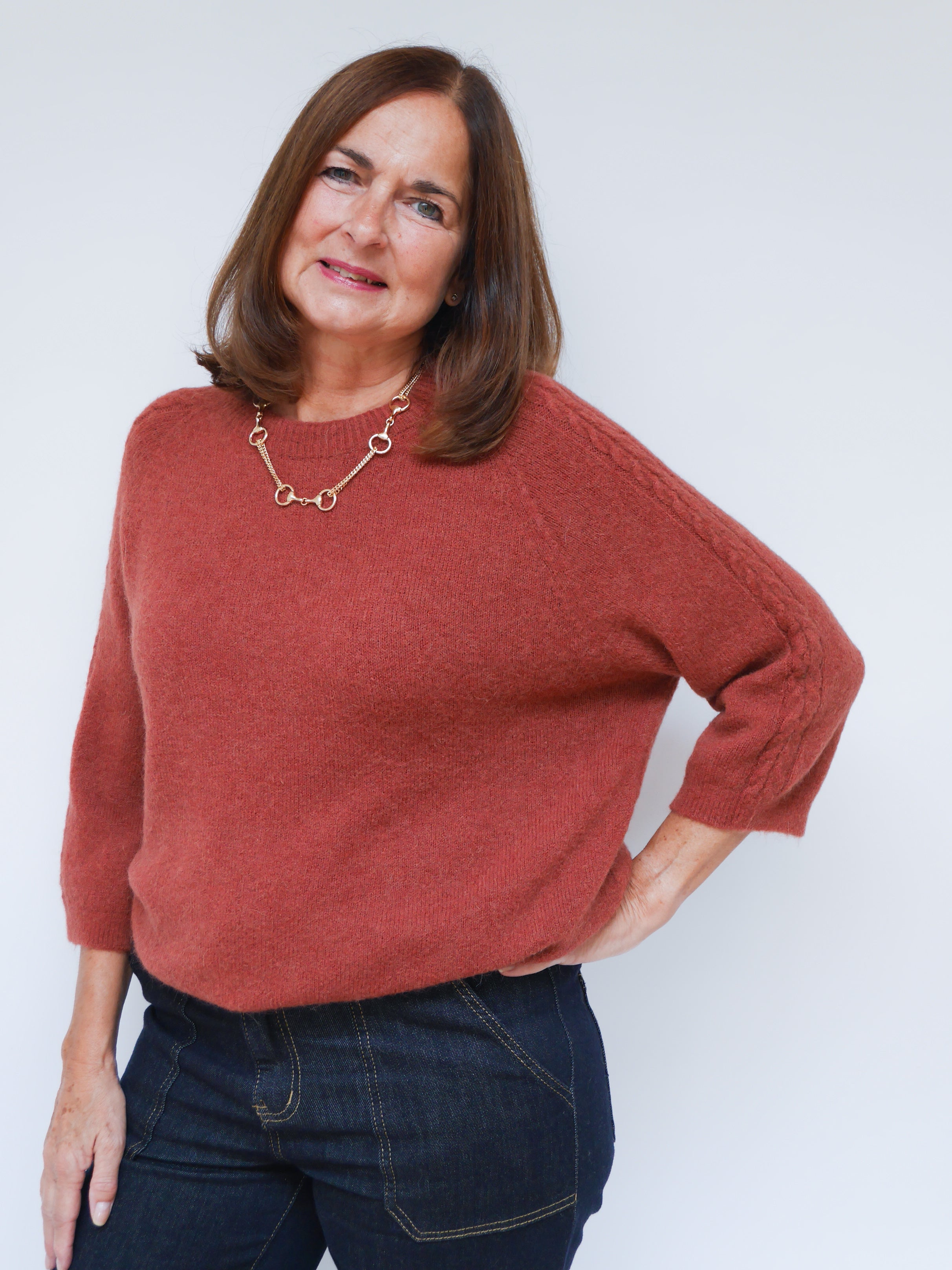 Faye Knit Rust