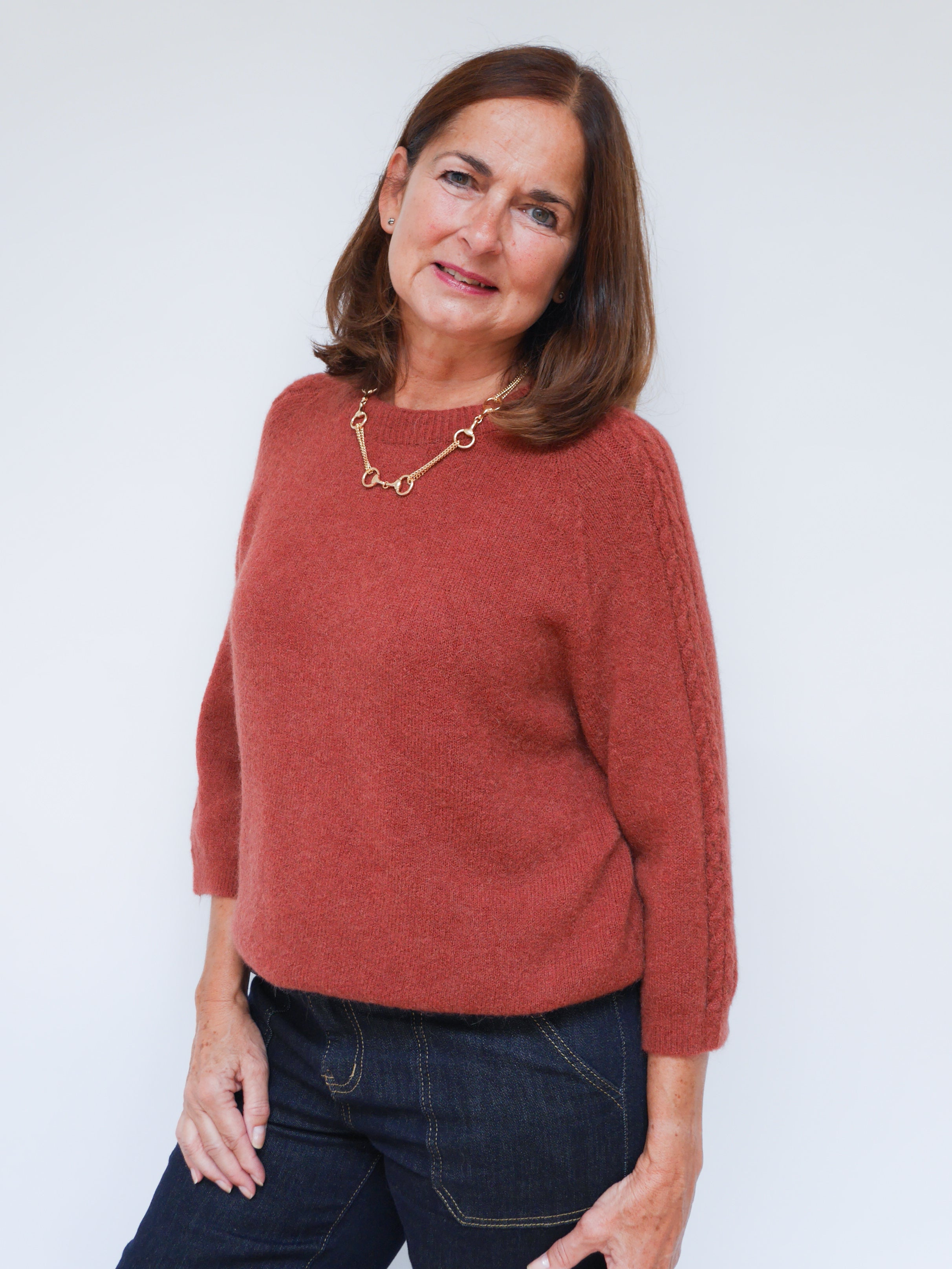 Faye Knit Rust