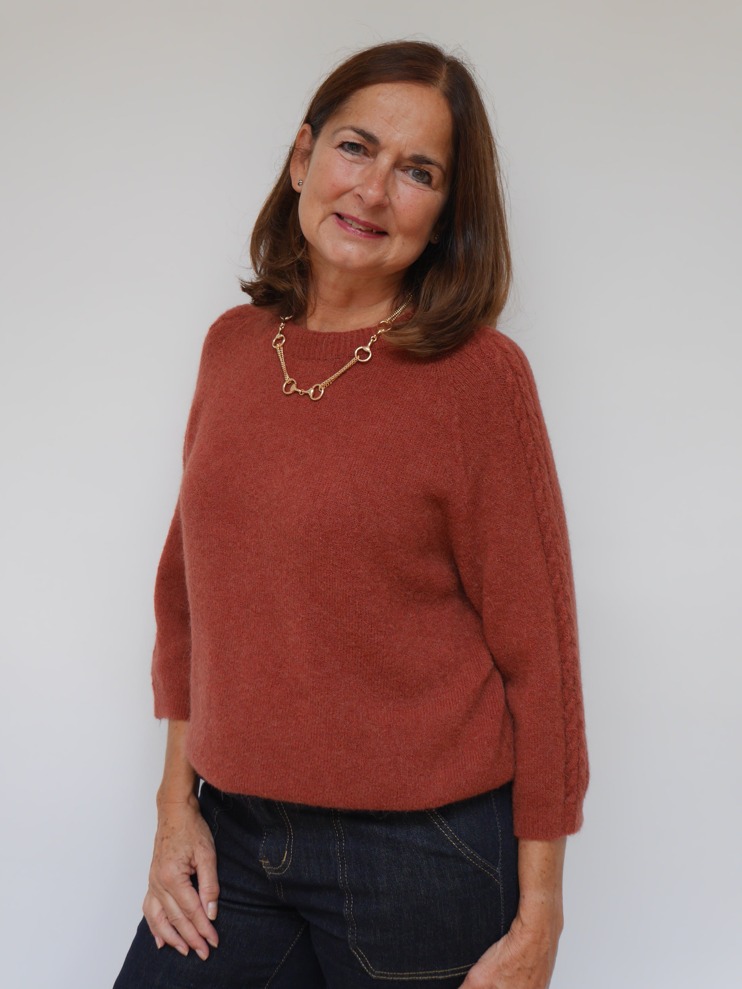 Faye Knit Rust