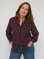 Ashley Shirt Red & Navy