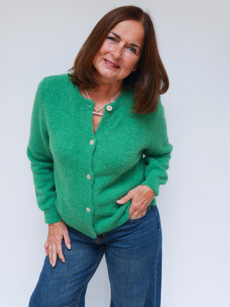 Claudia Cardigan Emerald