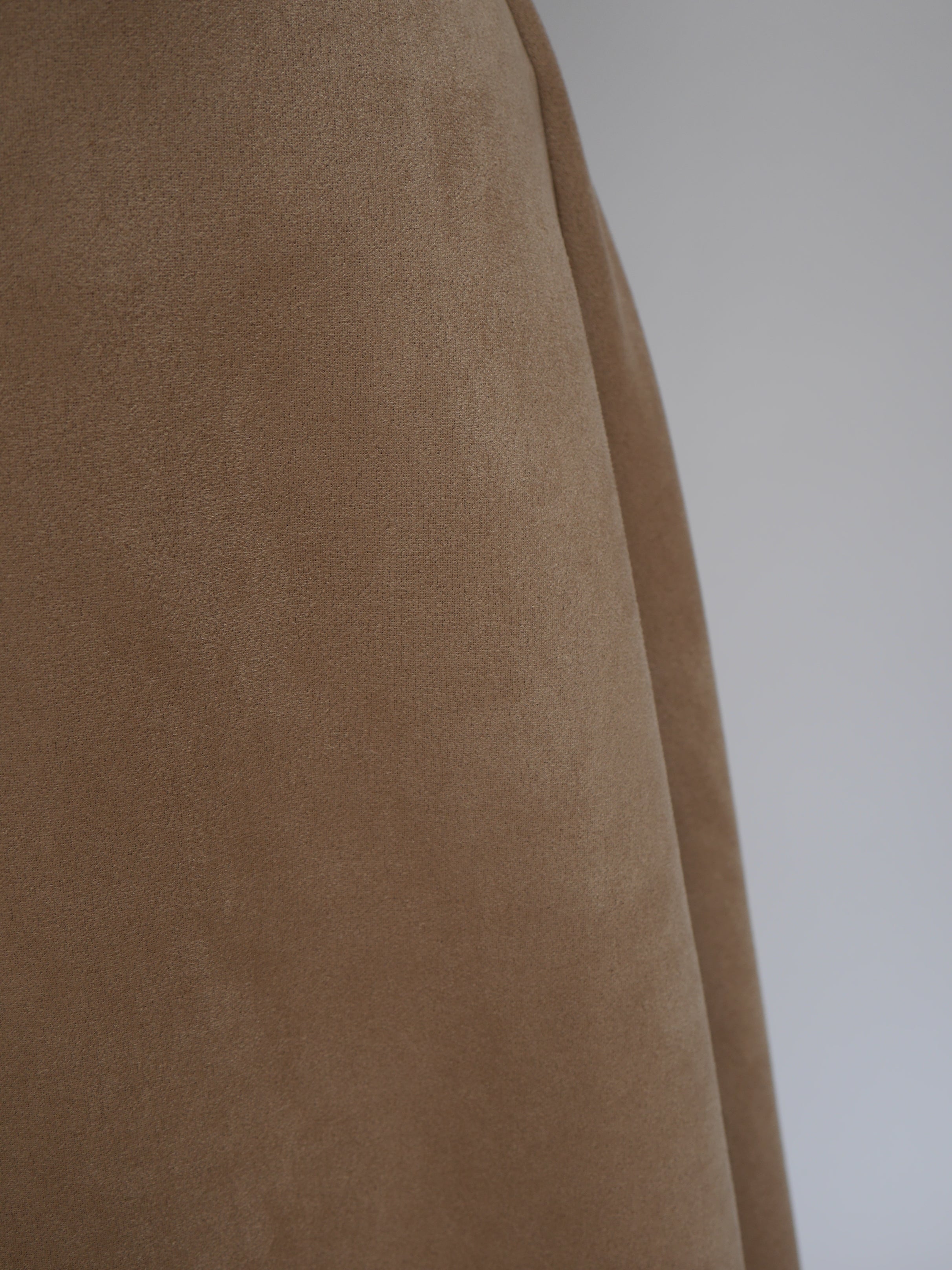 Ava Suedette Skirt Light Camel
