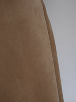 Ava Suedette Skirt Light Camel