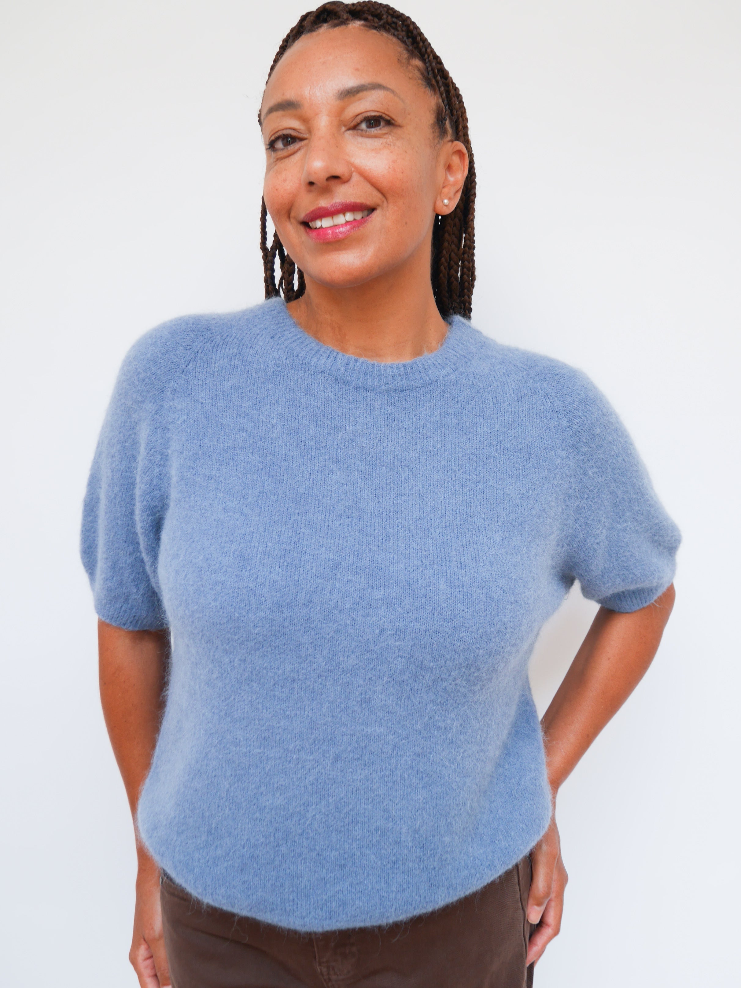 Nina Knit Denim Blue