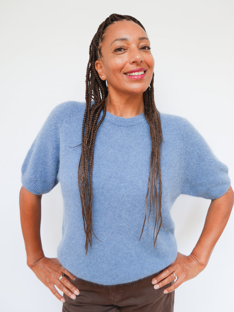 Nina Knit Denim Blue