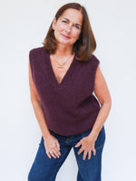 Alba Mohair Tank Plum