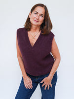 Alba Mohair Tank Plum
